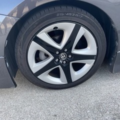 50プリウス 　17インチ　純正タイヤホイールセットの画像