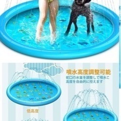 夏の屋外水遊びおもちゃ ドルフィンウォータースプレーマット ラウ...