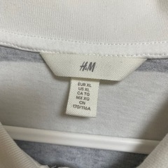 H＆M ボーダーTシャツの画像