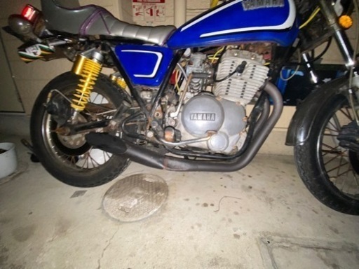 GX250マフラー　激吸い