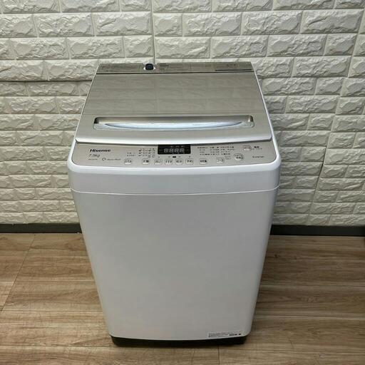 配送設置0円で✌洗濯機分解洗浄済み✨✨7.5㎏❗❗