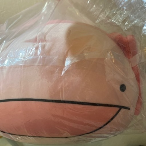 ウーパールーパー 特大サイズやわらかもっち〜りフ エイスぬいぐるみ からめる