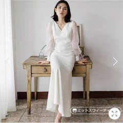 Mサイズ　ウェディングドレス　ワンピース　