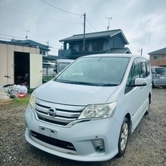 平成25 日産セレナ ハイウェイスター Hybird  74,8...
