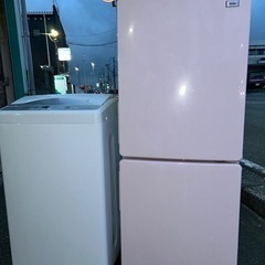 福岡市配送設置無料　高年式148L冷蔵庫、洗濯機セット