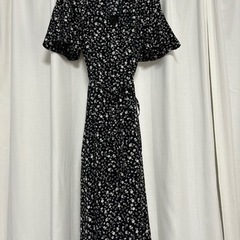 AKTE/ハーフスリーブラップロングワンピースの画像