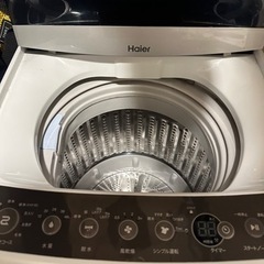 洗濯機　Haier 2017年製造の画像