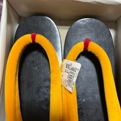 レディース　下駄　24センチ　新品　メンズ下駄もありますの画像