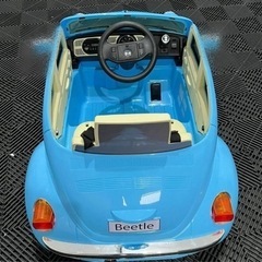 フォルクスワーゲン ビートル 電動 キッズ 乗り物 車 6V バッテリー駆動おもちゃの画像