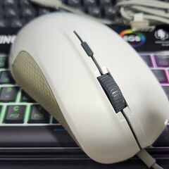 Magic-Refiner MK21-61Key　SteelSeries RIVAL 300 WHITE　青軸メカニカルキーボード、マウスセットの画像