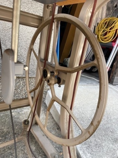 シンガー　足踏みミシン　工業用ミシン　足踏みミシン土台　机