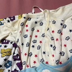取引中【BABYDOLL＆セサミストリート】新生児肌着6点setの画像