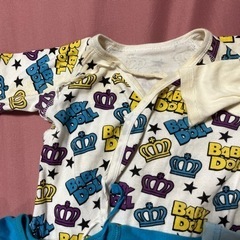 取引中【BABYDOLL＆セサミストリート】新生児肌着6点setの画像