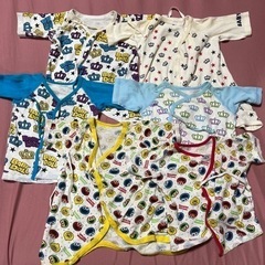 取引中【BABYDOLL＆セサミストリート】新生児肌着6点set