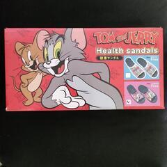 トムとジェリー　健康サンダル　レディースフリーサイズ　ブラック