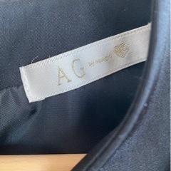 AG アクアガール　黒　シンプルなワンピースの画像