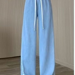 新品　薄ワイドパンツ夏用の画像