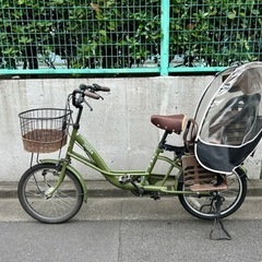 子乗せ自転車　非電動　二人乗り　