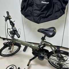 商談中　パナソニック　電動アシスト折り畳み自転車　オフタイム　B...