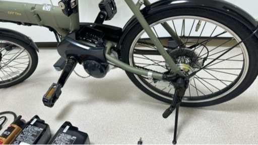 商談中　パナソニック　電動アシスト折り畳み自転車　オフタイム　BE-ELW075G