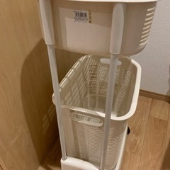 ランドリーバスケット　洗濯かごの画像
