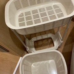ランドリーバスケット　洗濯かごの画像