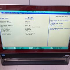 NEC VALUSTER 一体型パソコン Intel i7
