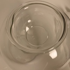 未使用　ガラス フラワーベース 花瓶の画像