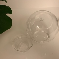 未使用　ガラス フラワーベース 花瓶の画像