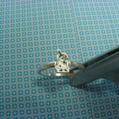 ムーミン、ミー　3連リング　（シルバー）の画像