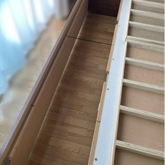 ニトリ 収納付きベッド シングルサイズの画像
