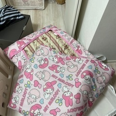 来客用敷布団　マイメロ　小さめ