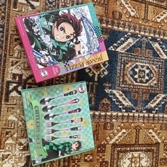 【交渉成立済み】鬼滅の刃⭐︎パズルandカトラリーセット