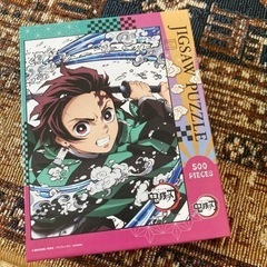 【交渉成立済み】鬼滅の刃⭐︎パズルandカトラリーセットの画像