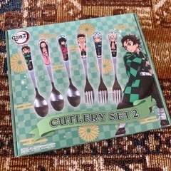 【交渉成立済み】鬼滅の刃⭐︎パズルandカトラリーセットの画像