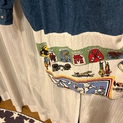 ニコアンド　デニムシャツ　大きめサイズ　近隣お届けしますの画像