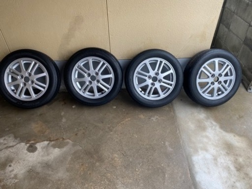 155/65/14 サマータイヤ　４本　アルミ