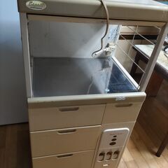 スチール製レンジ台　【中古】