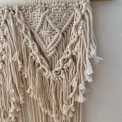 マクラメ　タペストリーの画像