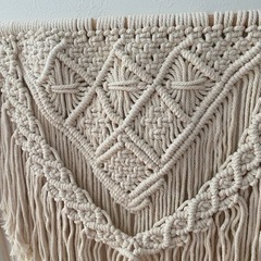 マクラメ　タペストリーの画像