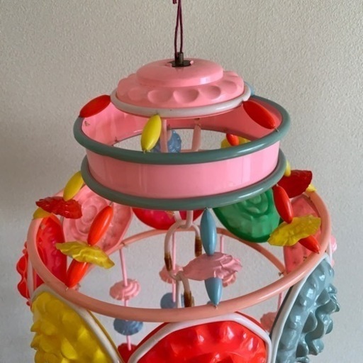 昭和レトロ　メリー　おもちゃ ベビー 赤ちゃん インテリア レトロ　昭和当時物　 昭和レトロ 昭和30年代 電動式 回転 メリー ゴーランド 純正共箱付き 当時物 昭和レトロ メリー おもちゃ ベビー 赤ちゃん インテリア レトロ 昭和