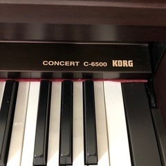 電子ピアノ　KORG CONCERTシリーズC-6500の画像