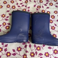 ☆レインブーツ ネイビー　キッズ　 長靴　サイズ18cm☆の画像