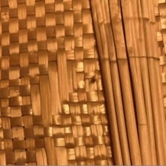 手編み　うちわ　レトロの画像