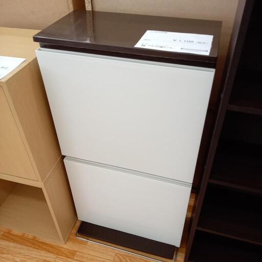 ★ジモティ割あり★ ゴミ箱収納　ホワイト　クリーニング済　YJ3127