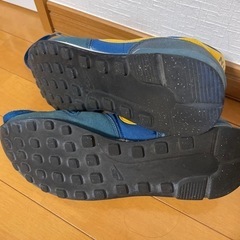 NIKE ナイキ シューズ スニーカー 青 ブルー イエロー  の画像