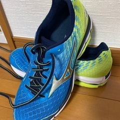 美品 ほぼ未使用品 MIZUNO ランニングシューズ WAVE RIDER 26.5の画像