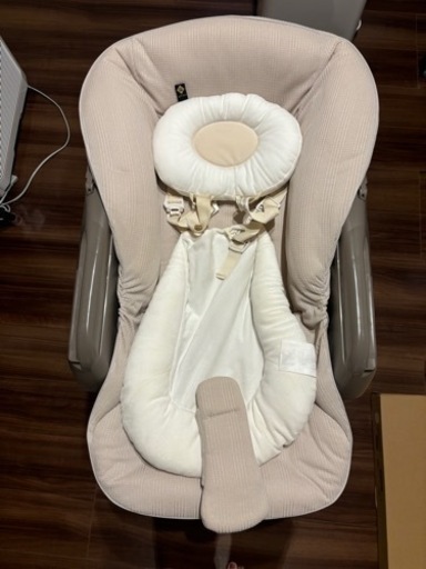 【決まりました】ベビーラック ハイローベッド ハイローラック ハイローチェア 電動 スウィング ホワイトレーベル ネムリラ AUTO SWING BEDi Long スリープシェル EG＋ ベージュ