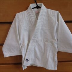 【柔道着 上衣・ズボン・白帯セット 幼児用 練習用 100～110ｃｍ】の画像