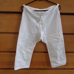 【柔道着 上衣・ズボン・白帯セット 幼児用 練習用 100～110ｃｍ】の画像